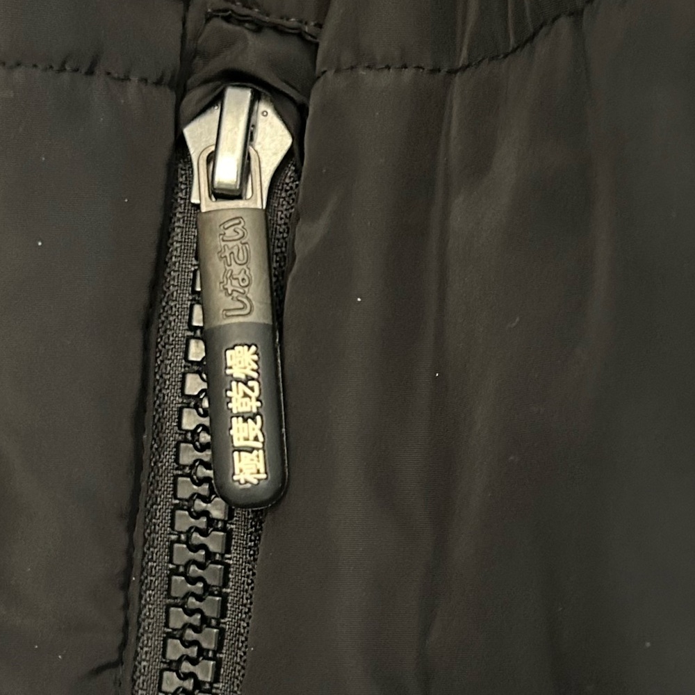 Superdry Women’s Black Hooded Puffer Jacket Size L - Picture 5 of 7